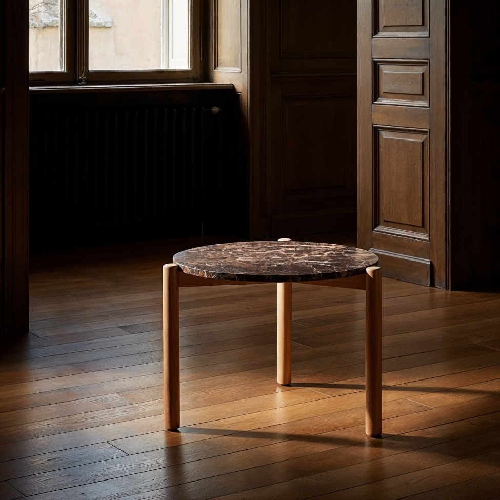 Salongbord 'Marble' S - Brun