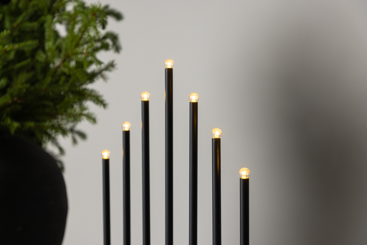 Bordlampe 'Vemdalen' 52cm - Svart