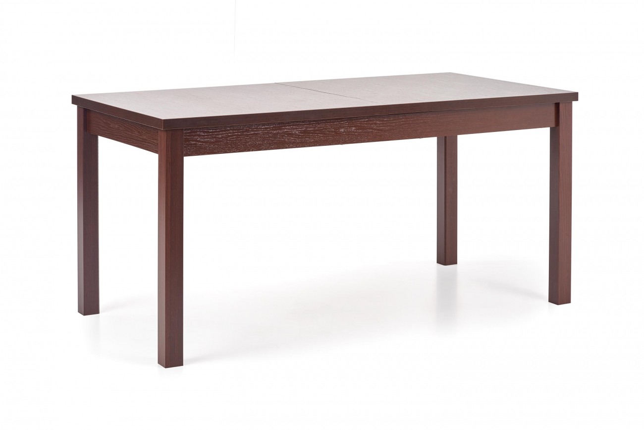 Spisebord 'Dark Walnut' 118-158x75cm - Mørkebrunt