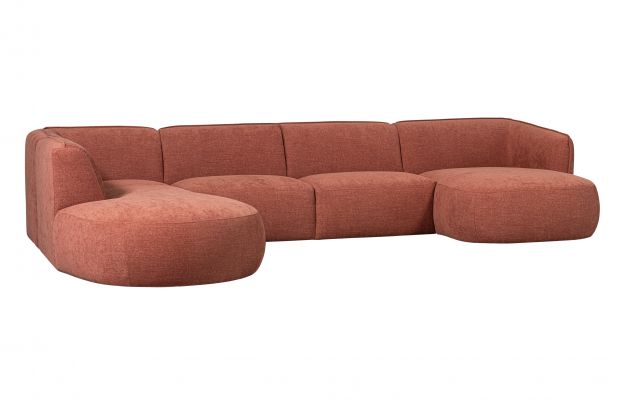 Sofa venstre 'Polly' - Rosa