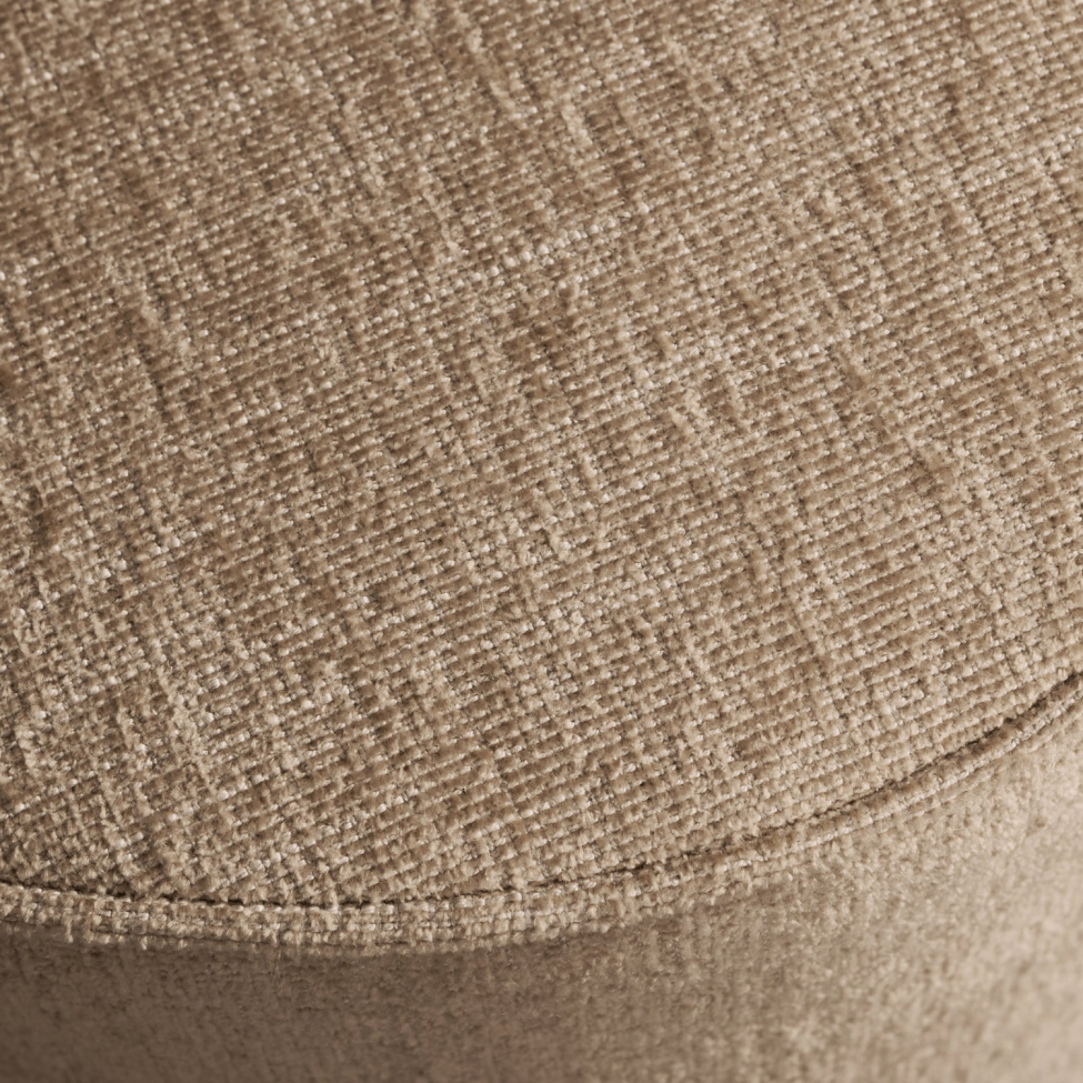 Puff 'Pearl XL' - Lys brun