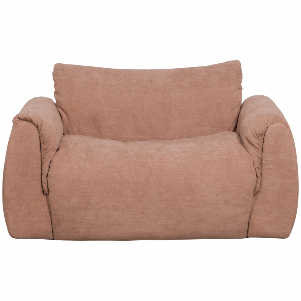 Loveseat 'Baggy' - Brun/Rosa