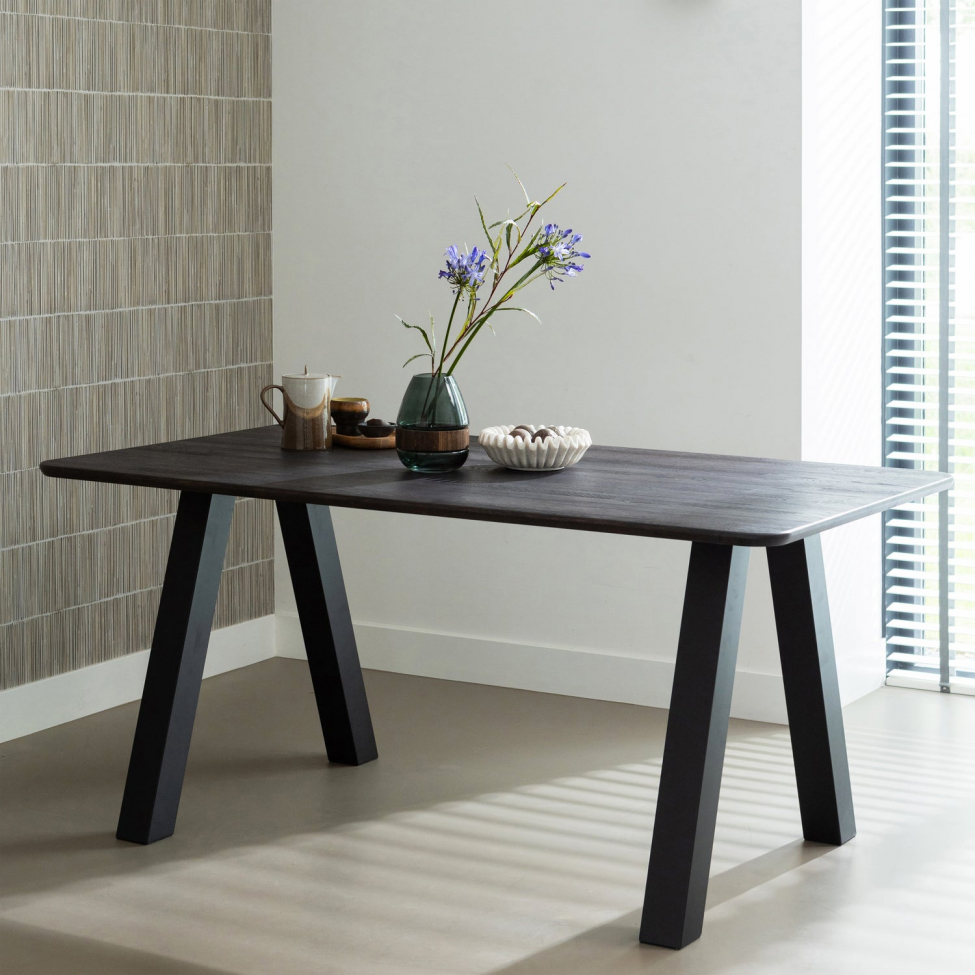 Spisebord 'Tablo' 160x90cm - Mørkebrunt