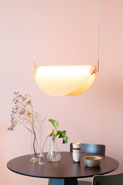 Taklampe 'Rani' 22x74 - Rosa