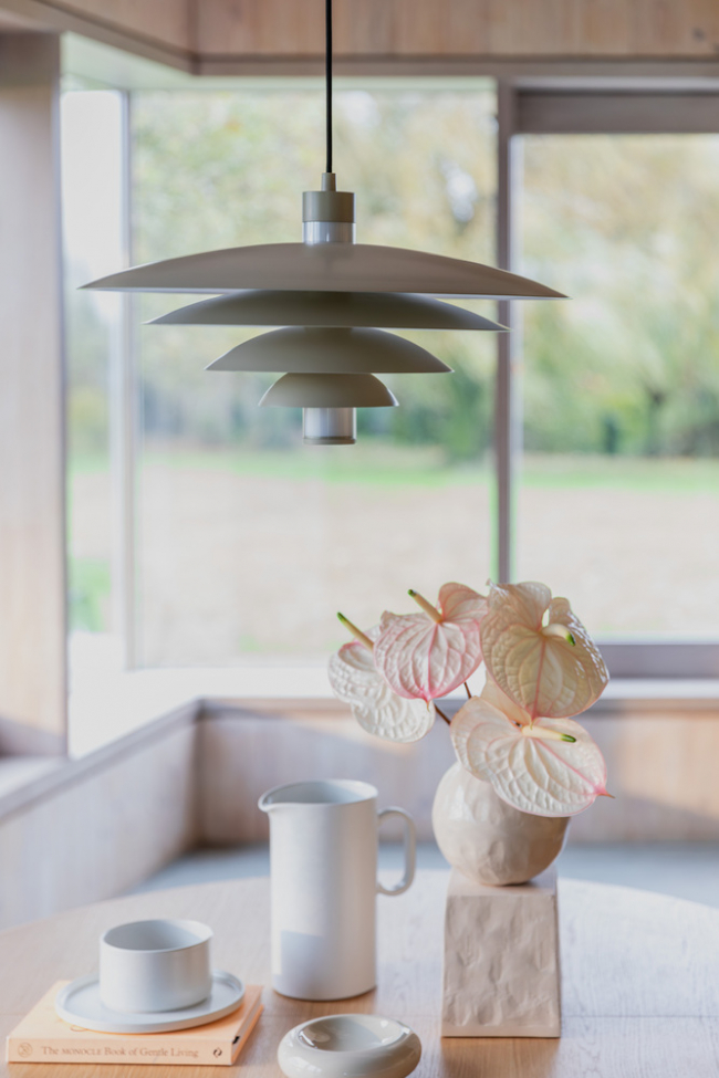 Lampe 'Cole' - Beige