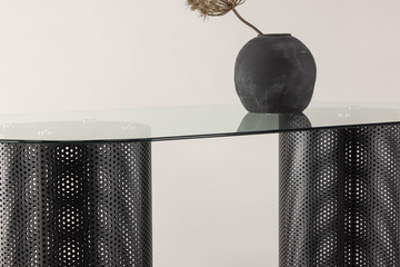 Spisebord 'Glimminge' 100x200cm - Svart