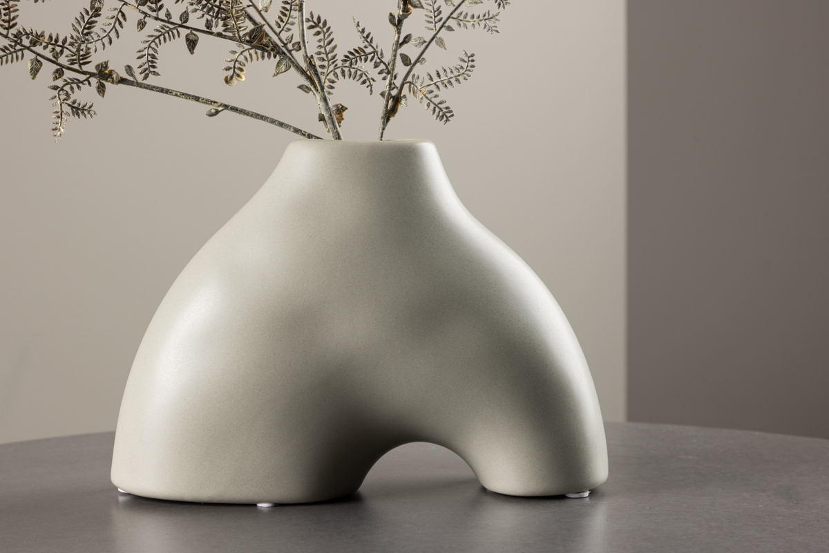 Vase 'Terni' - Lys grå