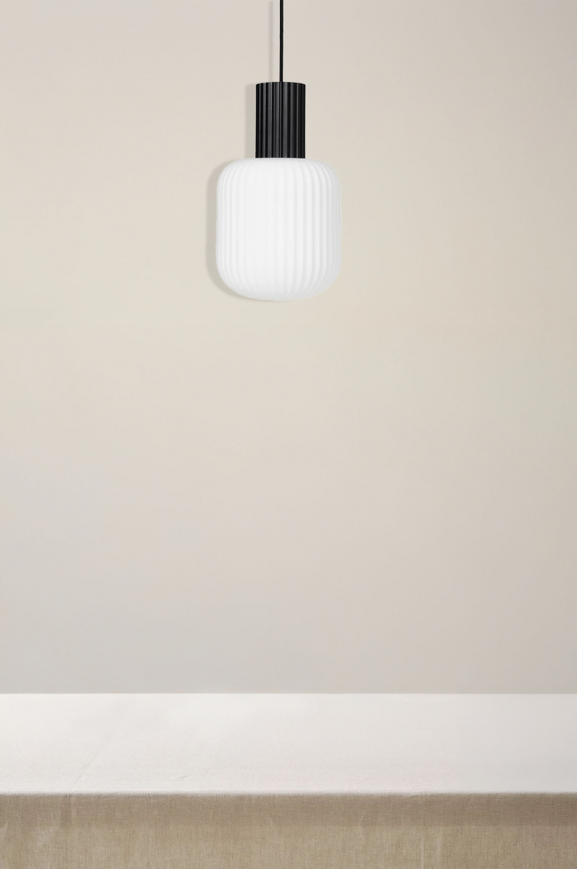 Taklampe 'Lolly' 34cm - Hvit