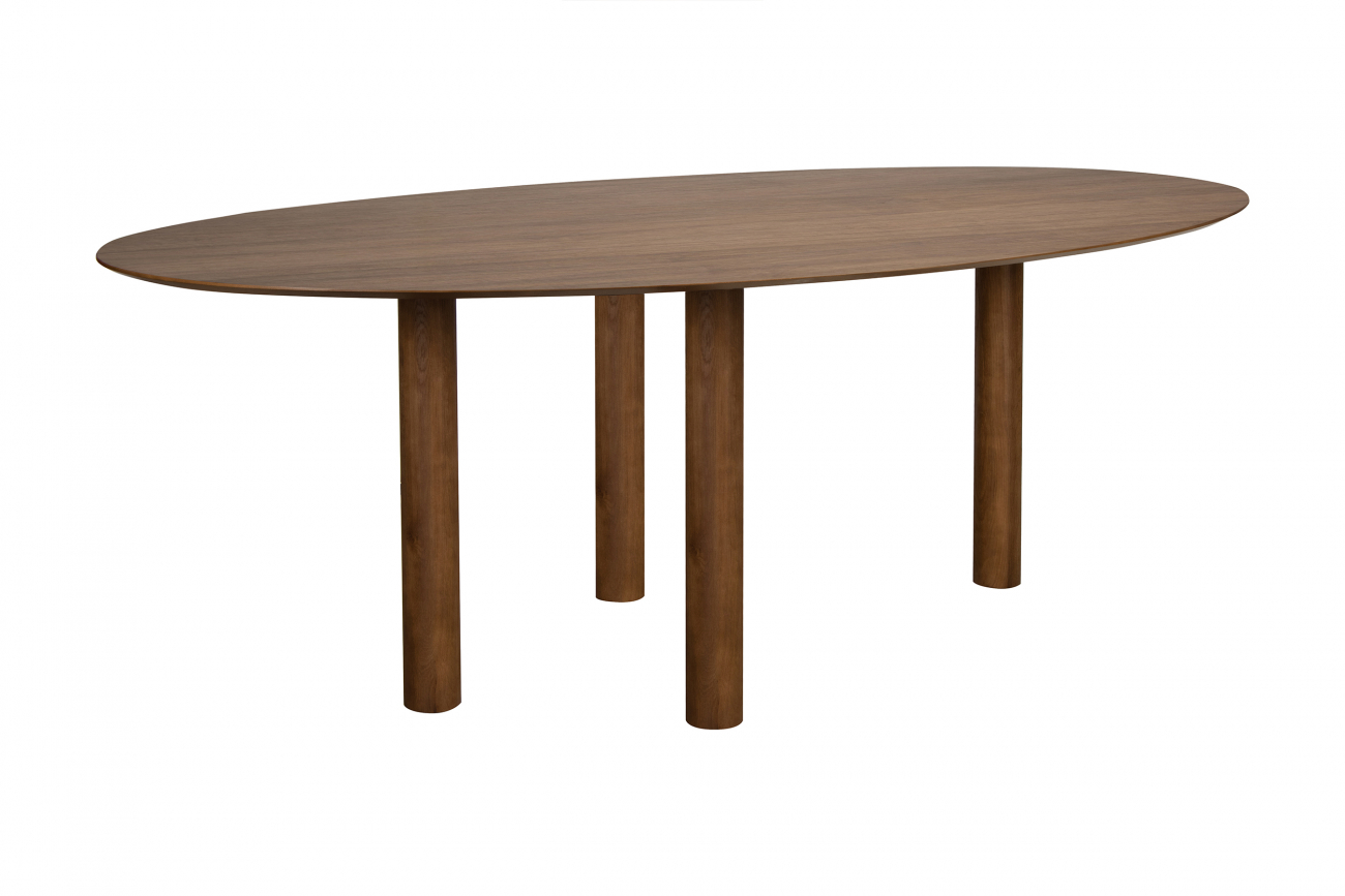 Spisebord 'Uovo' 220x115cm - Valnøtt