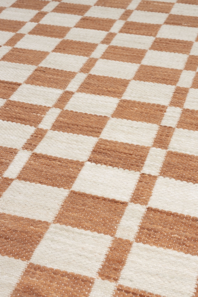 Teppe 'Checker' 160x230cm - Beige