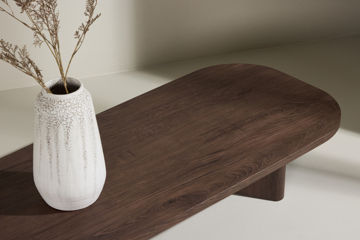 Salongbord 'Haga' 180x55cm - Mocka