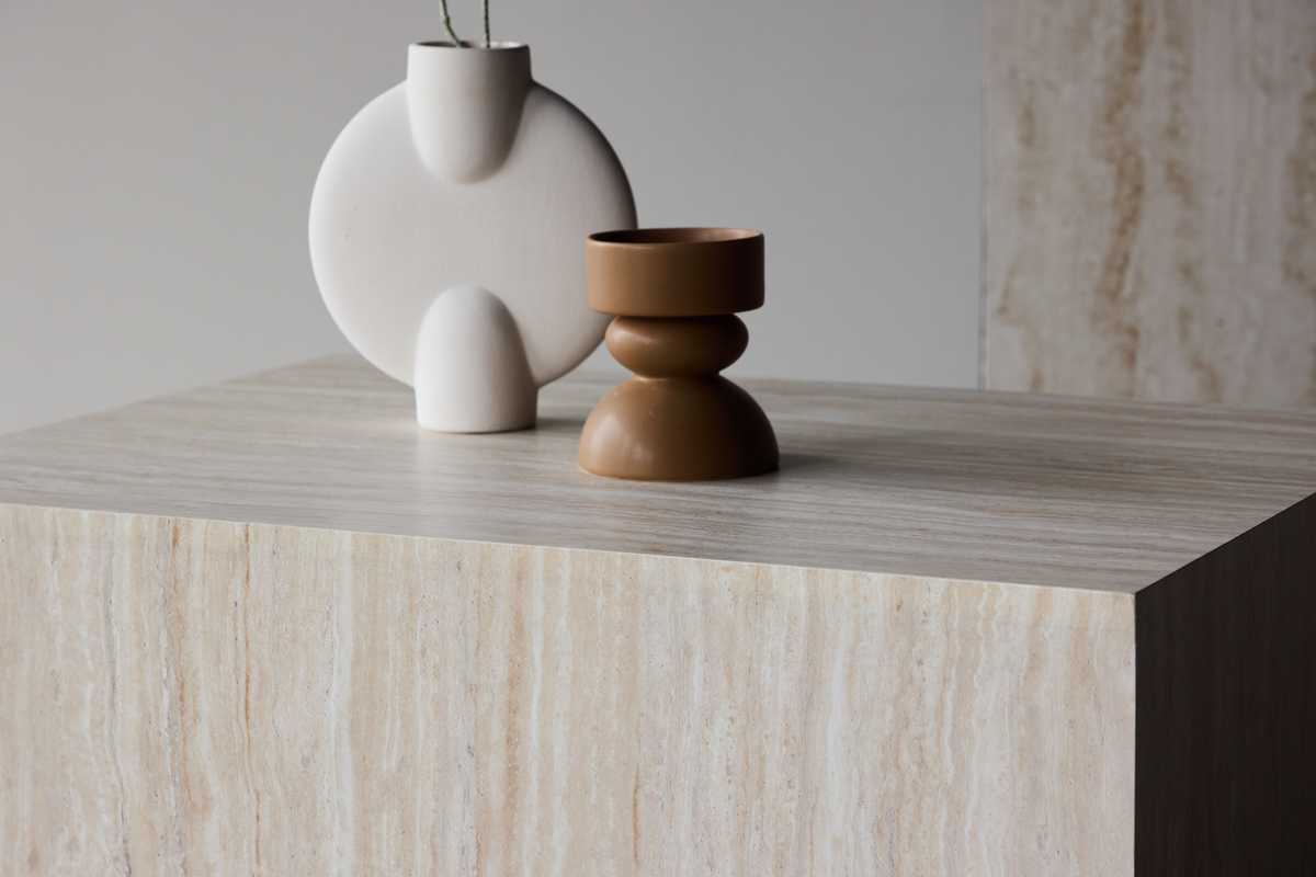 Salongbord 'Myrsjö' 80x60cm - Beige