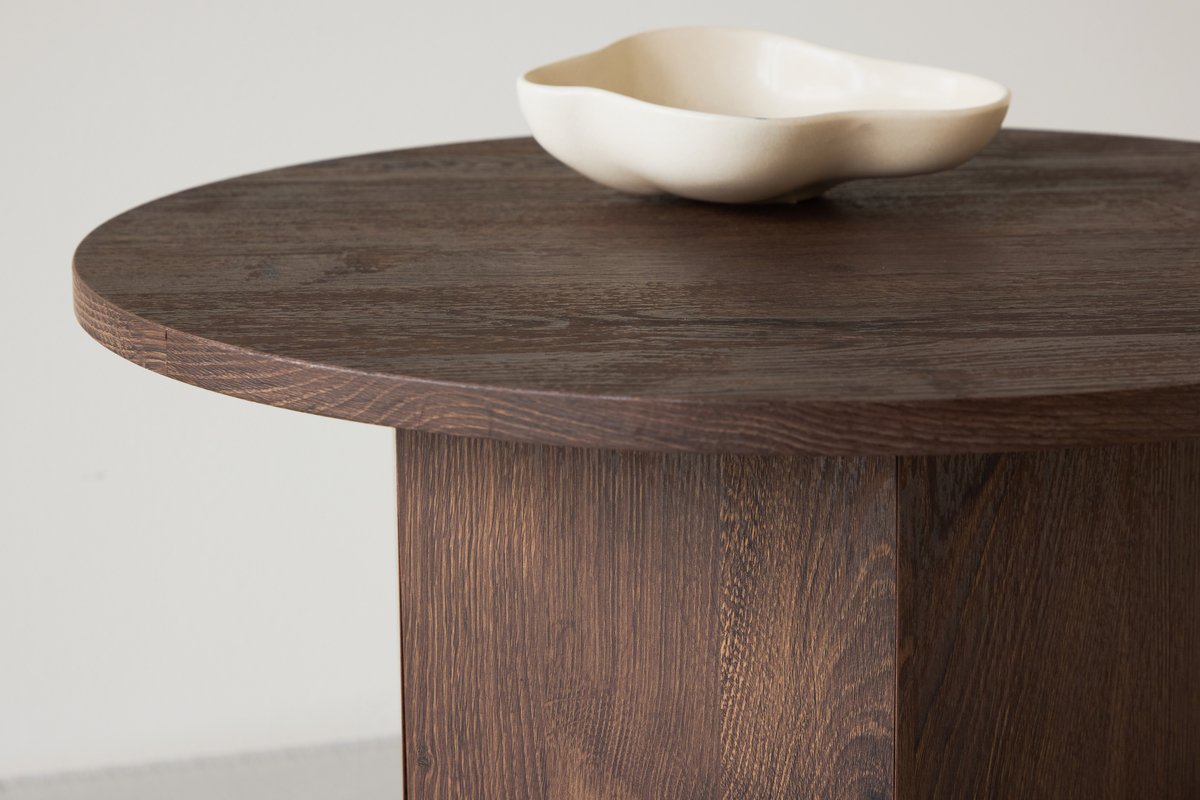 Salongbord 'Björkvik' Rundt 60cm - Mocka