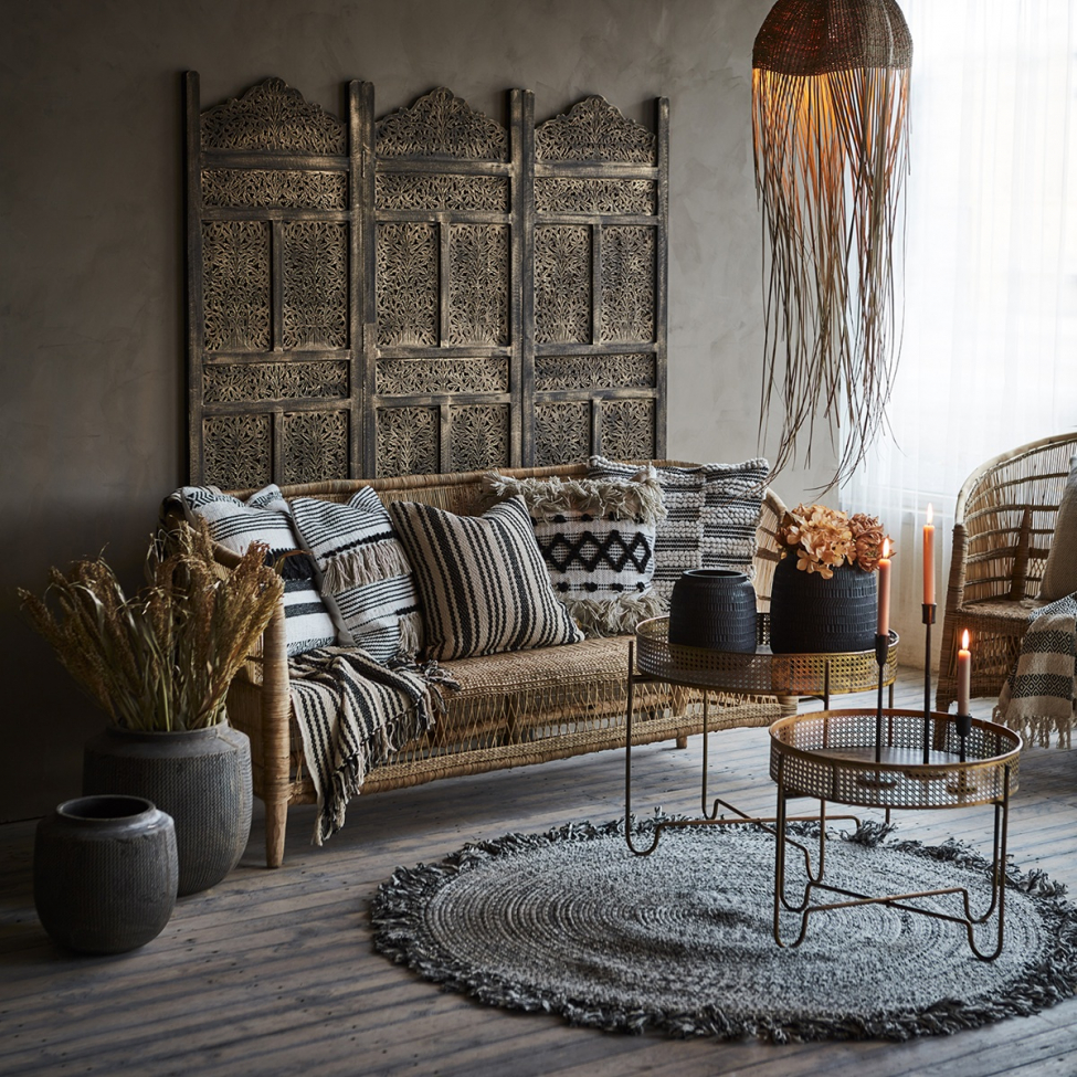 Sidebord 'Thomas L' - Messing/jern