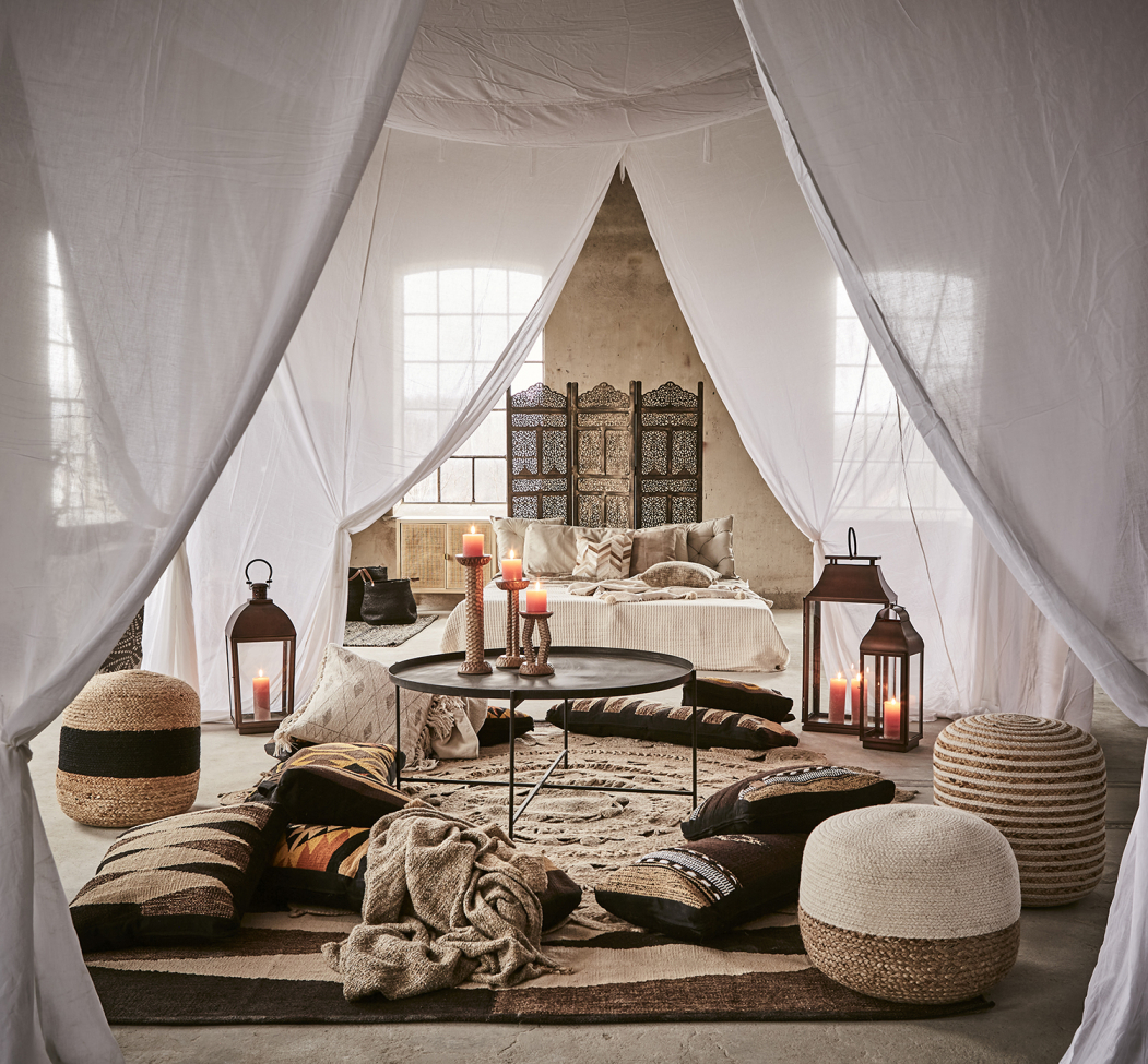 Salongbord 'Thomas' - Sort/jern