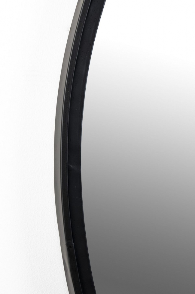 Mirror 'Matz' L - Oval Black 