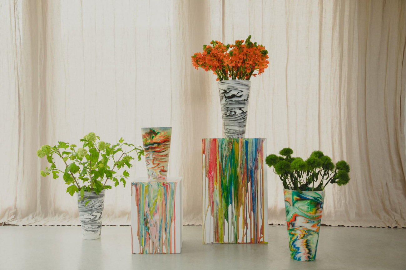 Vase 'Conic' - Multicolor M