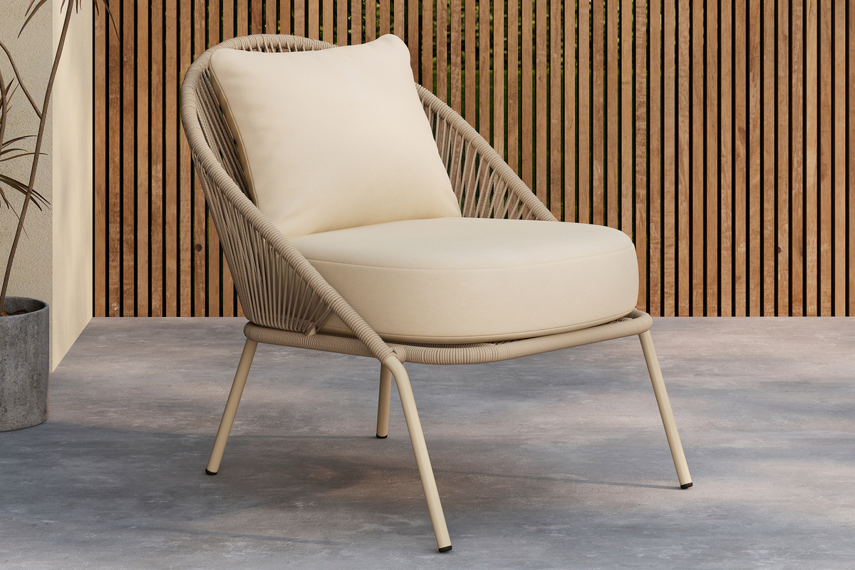 Loungestol 'Luna' - Beige