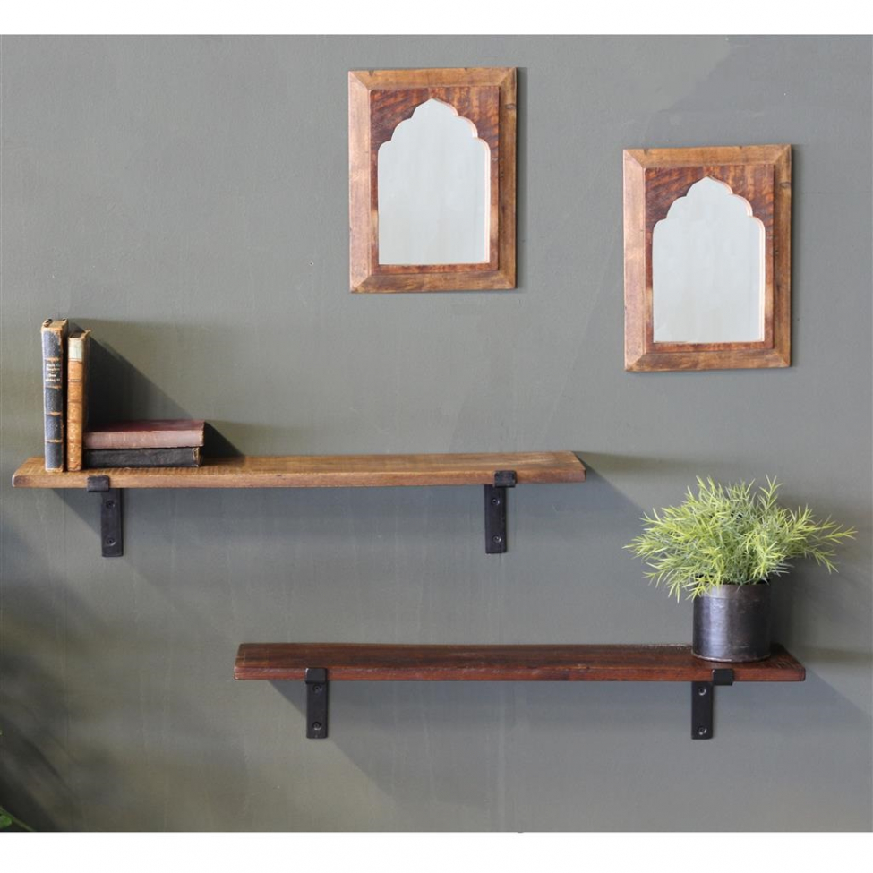 Vegghylle 'Factory' 80cm - Naturlig