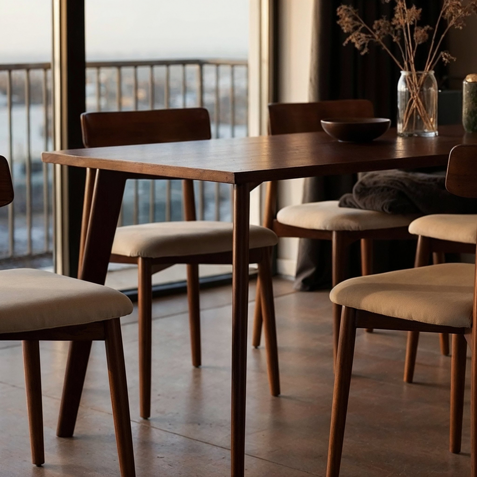 Spisebord 'Nordic' 180x70cm - Valnött