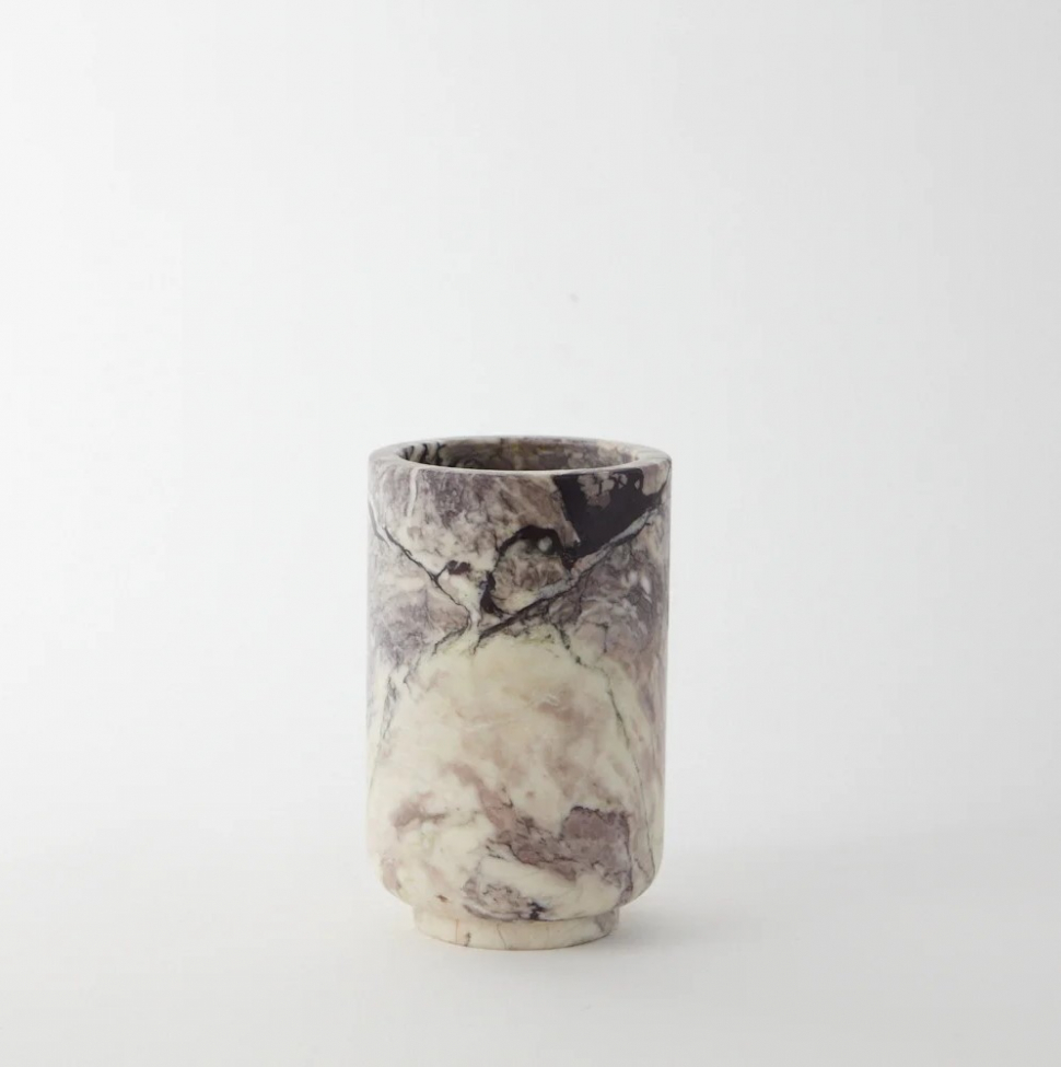 Vase 'Stevie' - Marmor