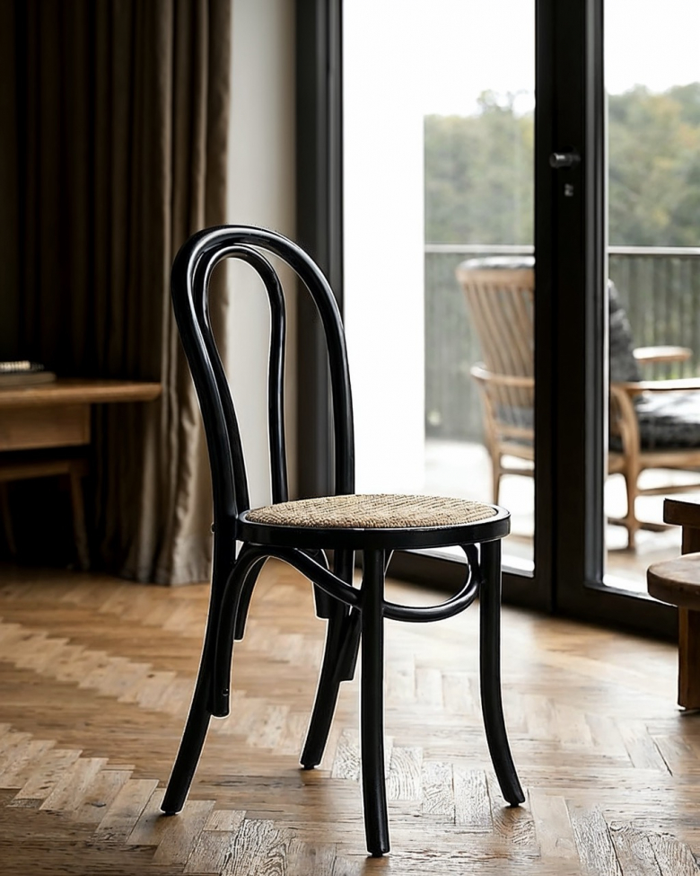 Stol 'Bistro' - Rotting/Svart