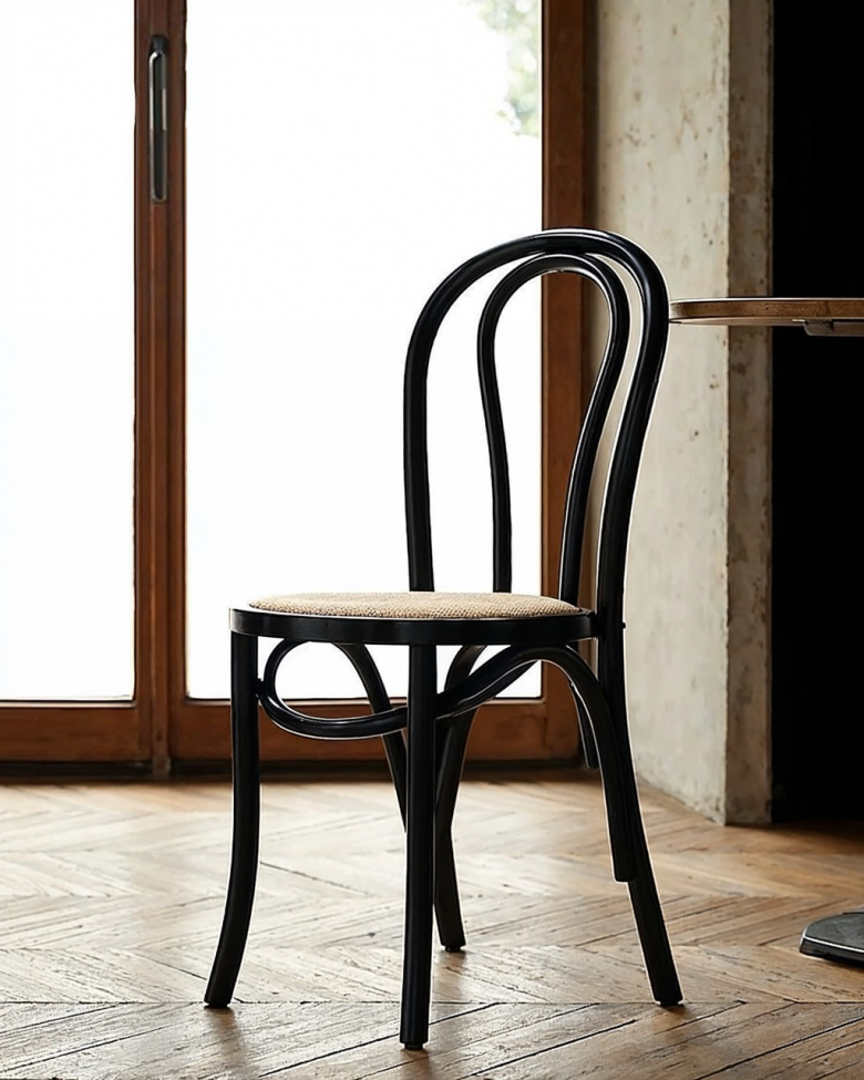 Stol 'Bistro' - Rotting/Svart