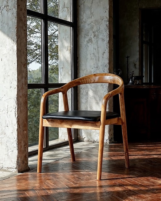 Lenestol 'Aspa' - Naturlig