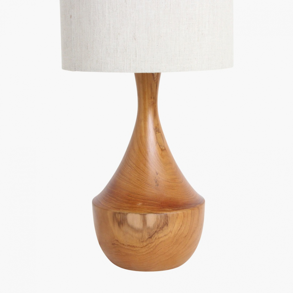 Bordlampe 'Amphora' - Naturlig