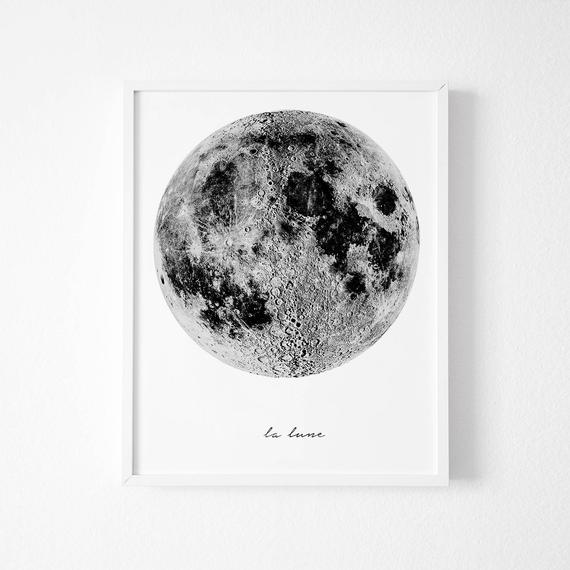 Plakat - 'La Lune'