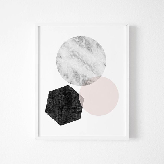 Plakat - 'Geometrisk x3'