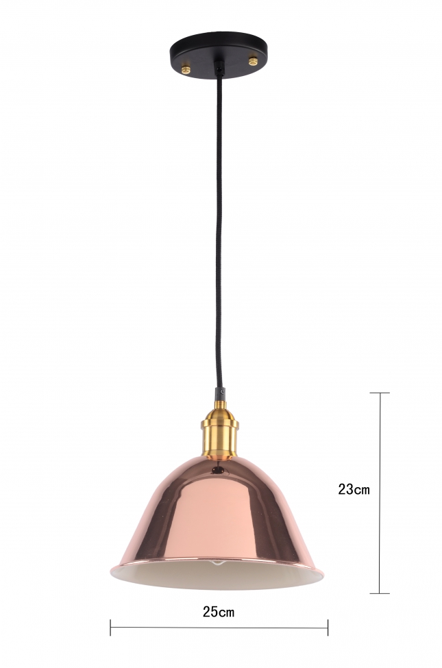 Taklampa 'Rose' - Rose Gold