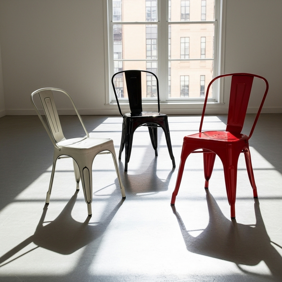 Stol 'Montmartre' - Vintage Svart / antikk