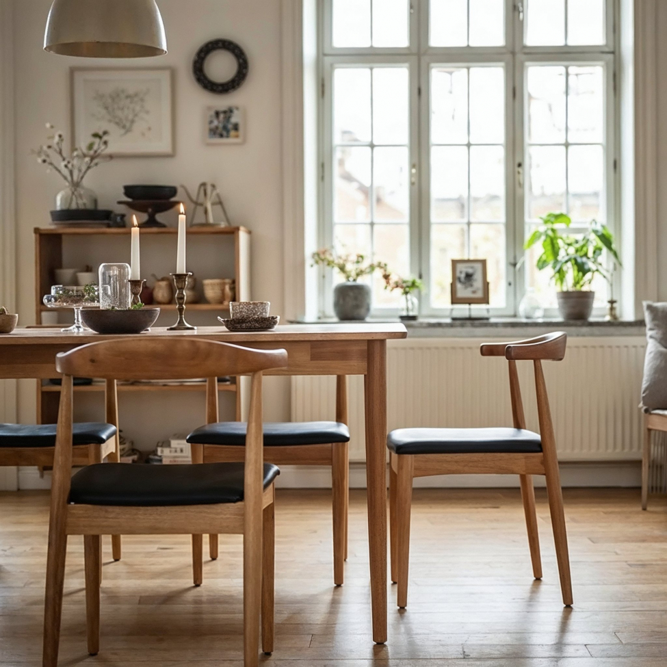 Spisebord 'Fager' 135cm - Natur