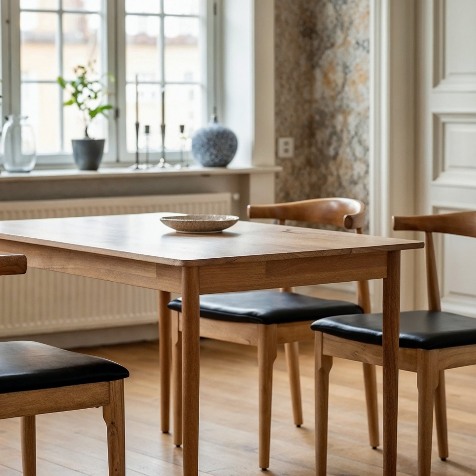 Spisebord 'Fager' 135cm - Natur