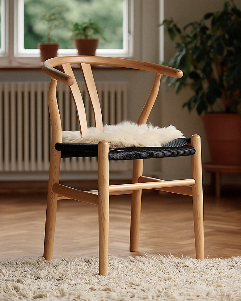 Stol 'Alta' - Naturlig/Svart