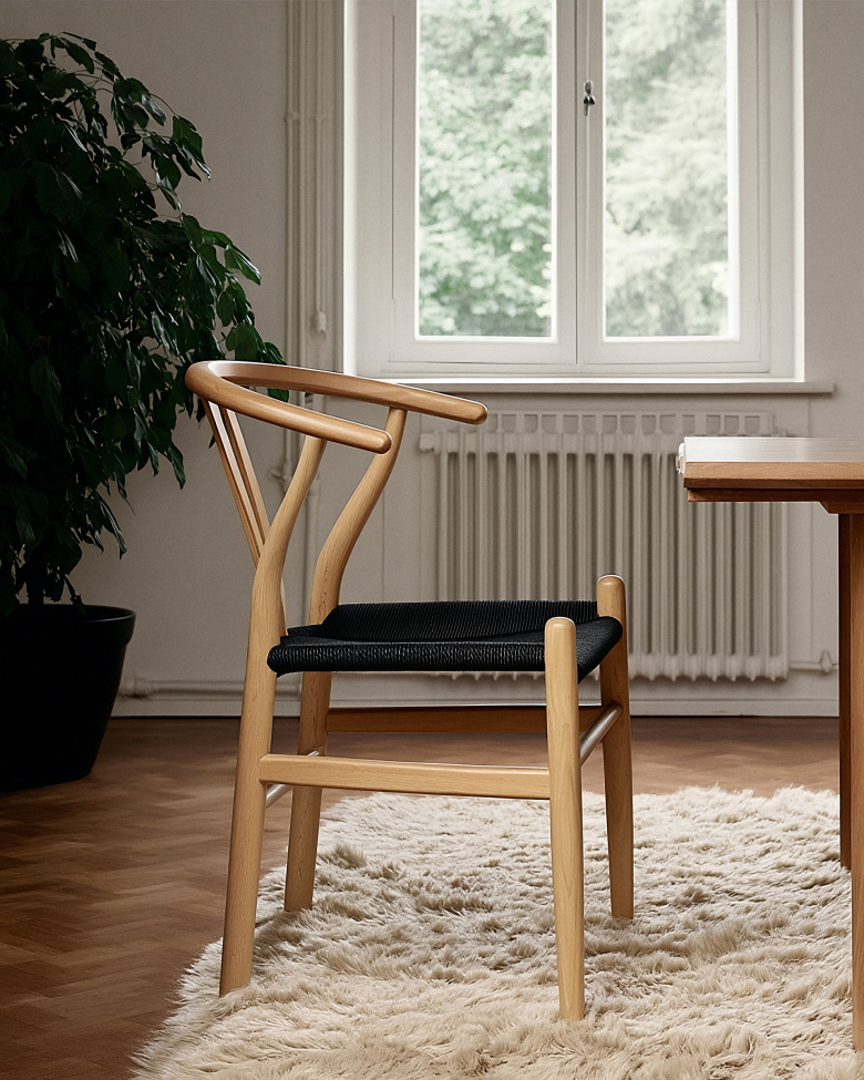 Stol 'Alta' - Naturlig/Svart