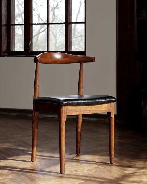 Stol 'Fager' - Valnött/Svart