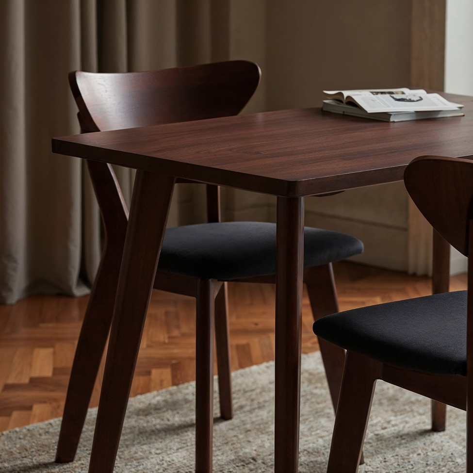 Stol 'Sirdal' - Valnøtt/Mørkegrå