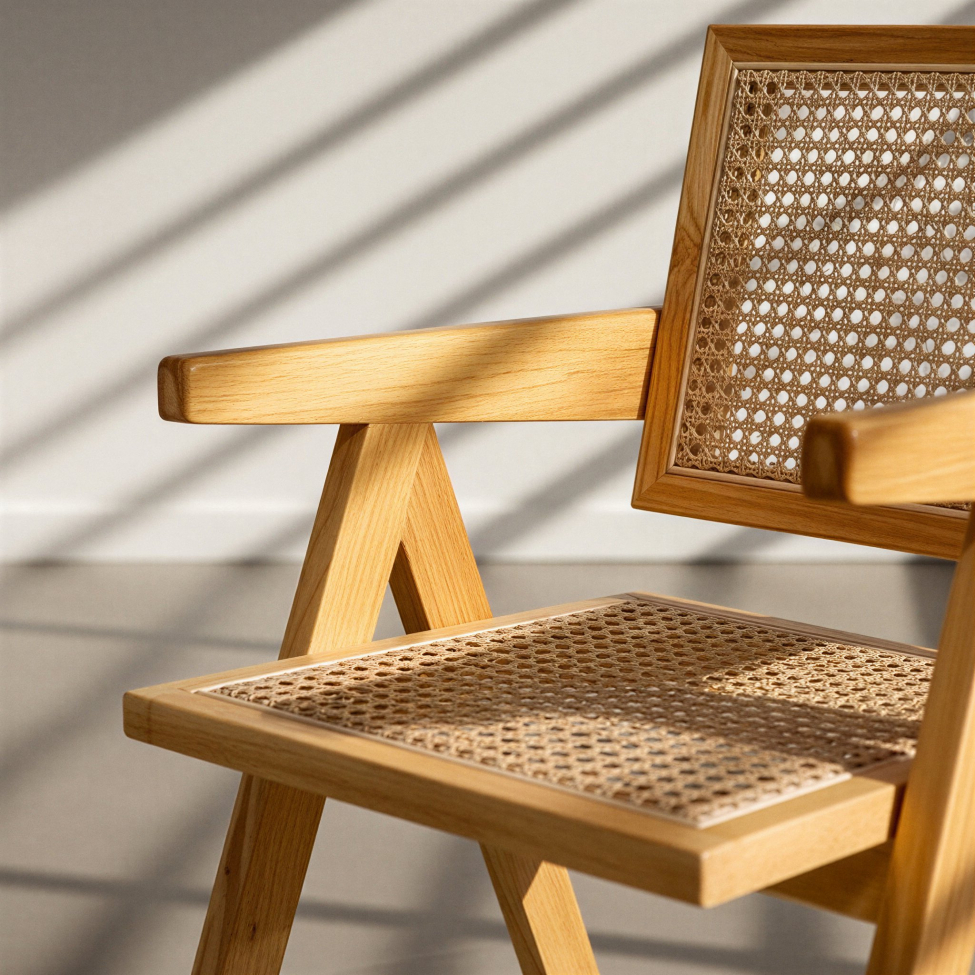 Lenestol 'Rotting' - Naturlig