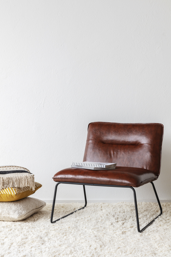 Lenestol 'Chelsea' - Brun