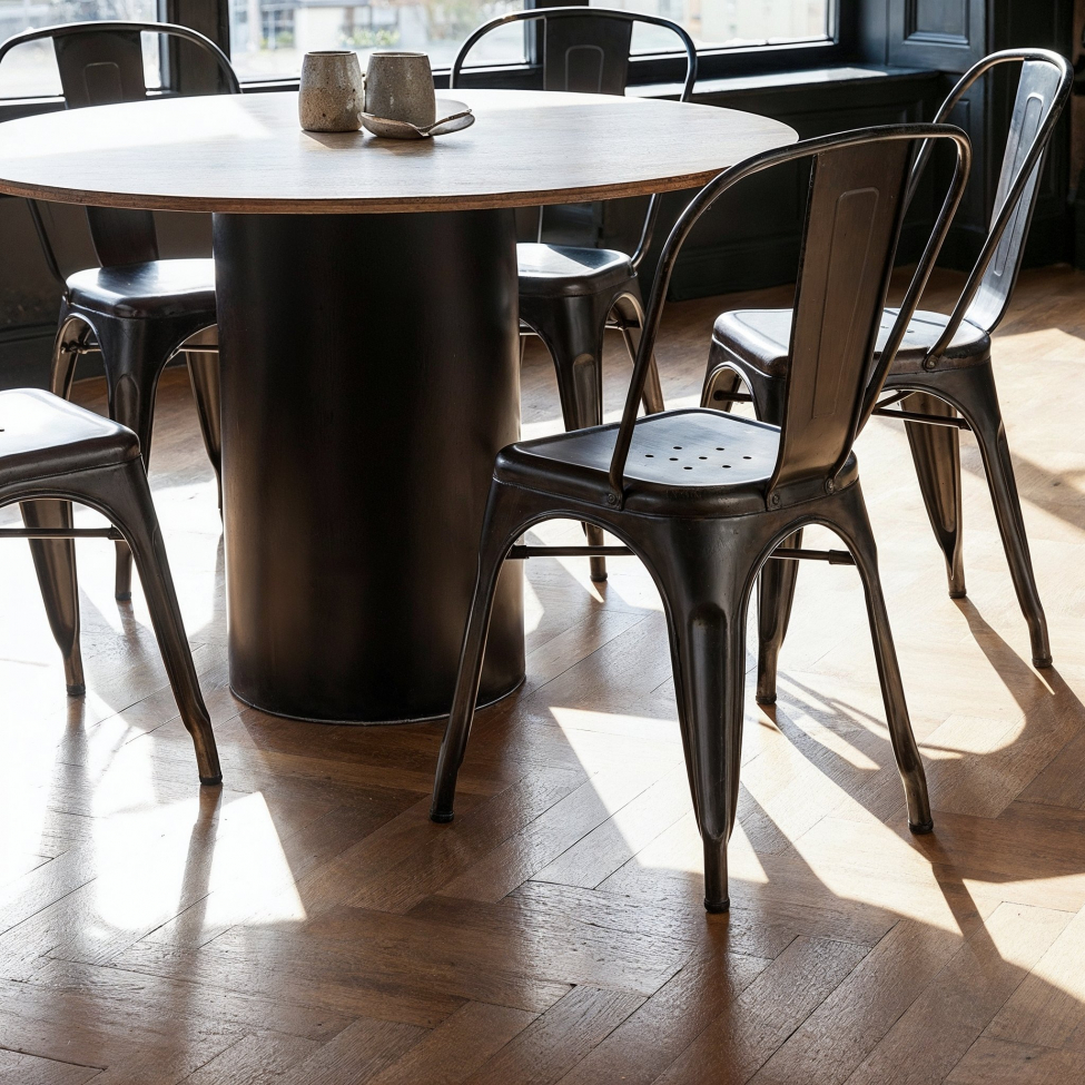 Stol 'Montmartre' - Svart/Patina