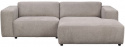 3-seters sofa \'Willard\' Sjeselong H - Beige