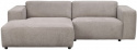 3-seters sofa \'Willard\' Sjeselong V - Beige