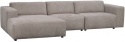 4-seters sofa \'Willard\' Sjeselong V - Beige