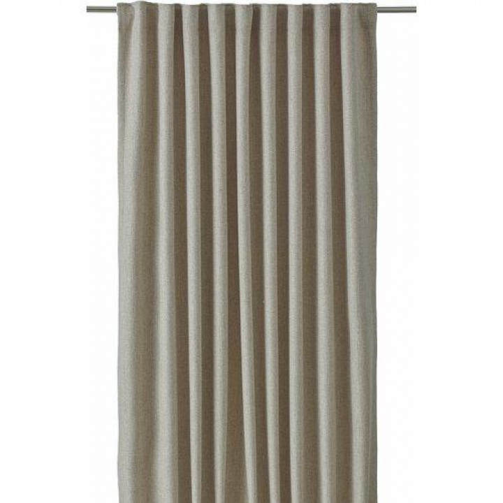 Gardinstoff \'Greenwich\' 2-pack 140x280 - Beige i gruppen Interiør / Tekstiler / Gardiner hos Reforma (1220-27-021)