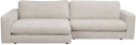 3-seters sofa \'Duncan\' Sjeselong V - Lys grå