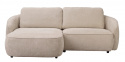 3-seters sofa \'Norris\' Sjeselong venstre - Lys beige