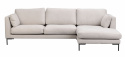 Sofa \'Corwin\' Sjeselong høyre - Lys beige