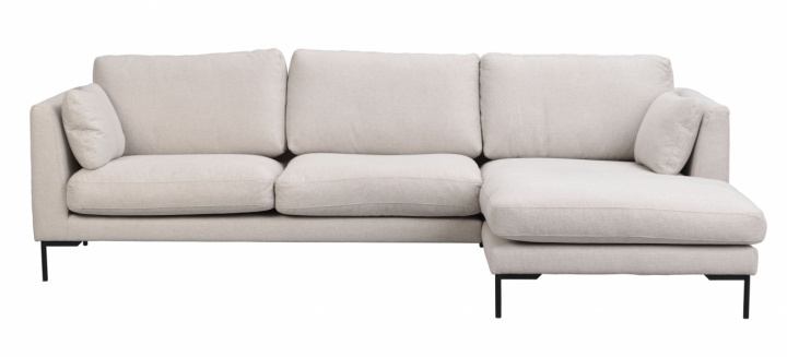 Sofa \'Corwin\' Sjeselong høyre - Lys beige i gruppen Møbler / Sofaer / 3-seters sofaer hos Reforma (129153)